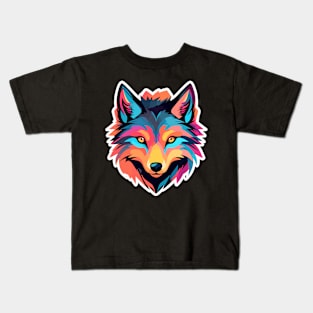 Wolf Illustration Kids T-Shirt